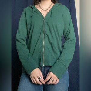 Dark Green Zip-Up